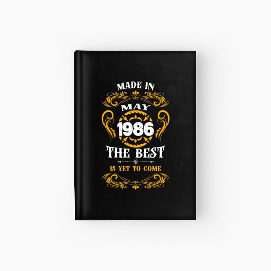 Made In May 1986 The Best Hardcover Journal