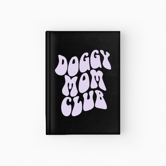 Dog Moms Club retro Pet Lover Hardcover Journal
