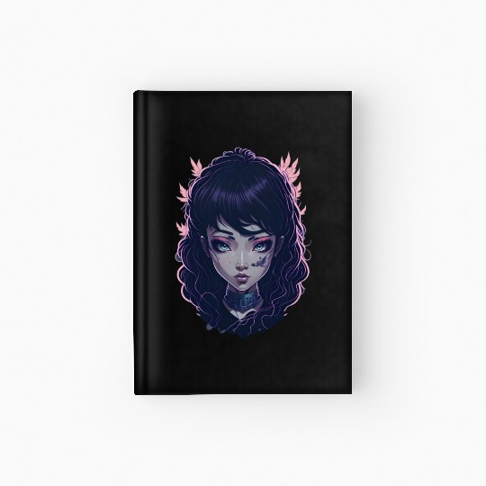 japanese street cyberpunk tokyo streetwear Hardcover Journal