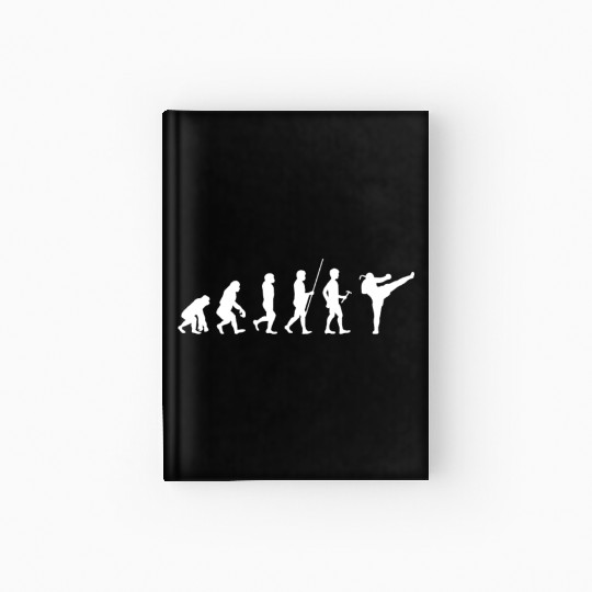 Mixed Martial Arts Human Evolution MMA Muay Thai Hardcover Journal