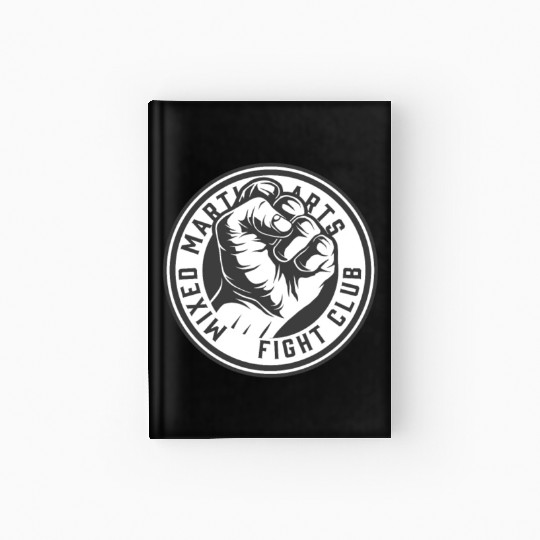 MMA Mixed Martial Arts Fight Club Muay Thai Boxing Hardcover Journal