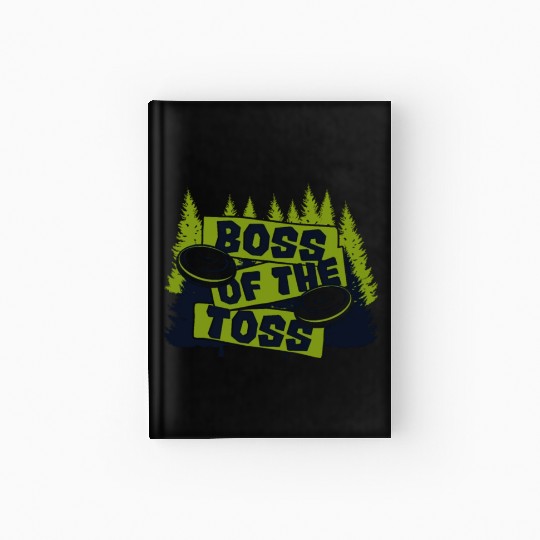 Boss Of The Toss Player Pro Frisbee Buddy Disc Hardcover Journal