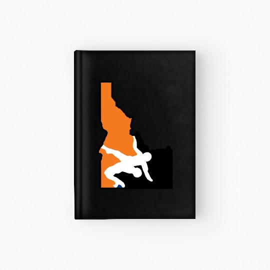 Idaho Wrestling (State Colors) Hardcover Journal
