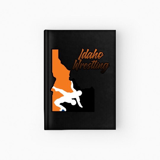 Idaho Wrestling (State Colors) Hardcover Journal
