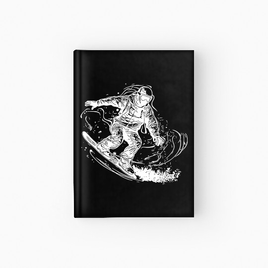 Off Road Snowboarding Jump Style Cool Move Hardcover Journal