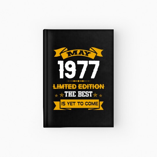 May 1977 Birthday Surprise Hardcover Journal