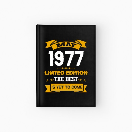 May 1977 Birthday Surprise Hardcover Journal