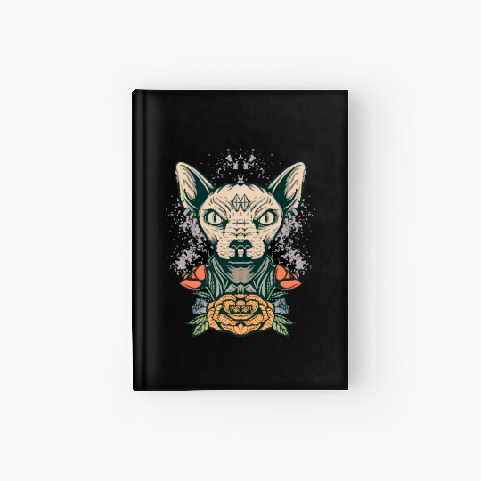 Angry Sphynx Hardcover Journal