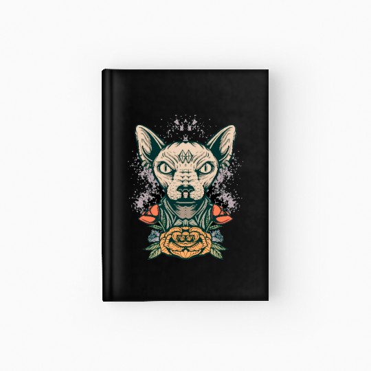 Angry Sphynx Hardcover Journal