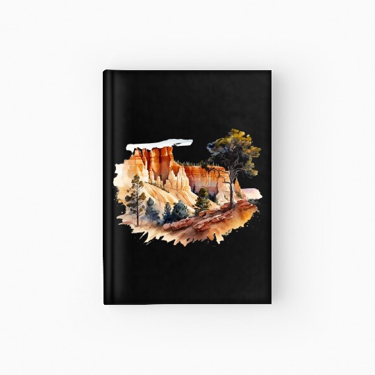 Bryce Canyon Watercolor Wonderland Hardcover Journal