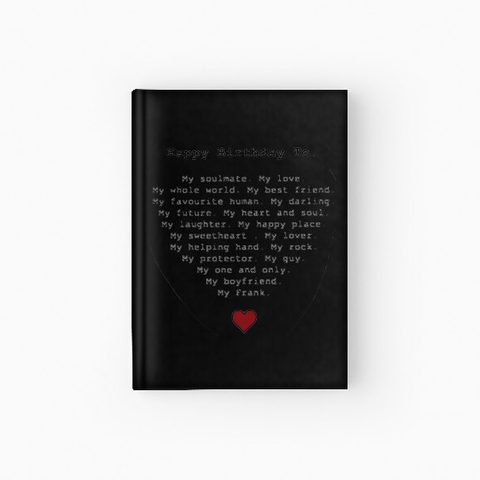 Happy Birthday To My Soulmate and Love Hardcover Journal