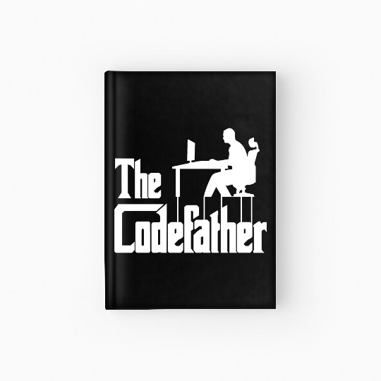 The Codefather Computer Scientist Programmer Cloud Hardcover Journal