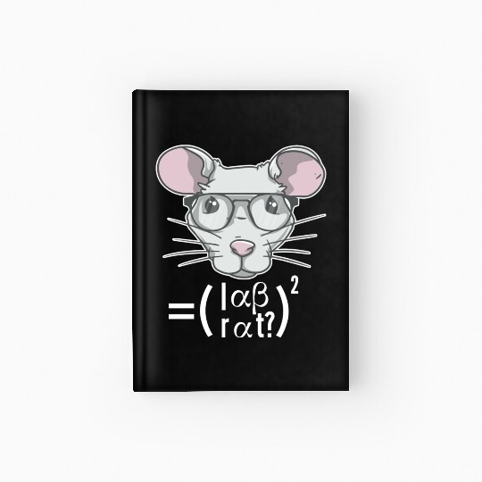 Lab Rat Science Chemistry Professor Laboratory Hardcover Journal