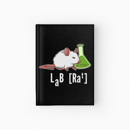 Lab Rat Science Chemistry Professor Laboratory Hardcover Journal