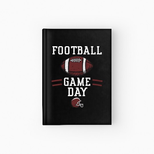 Football Game Day - Football Hardcover Journal