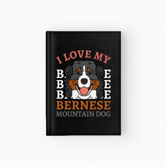 Bernese Mountain Dog cute mom of Bernese Mountain Hardcover Journal