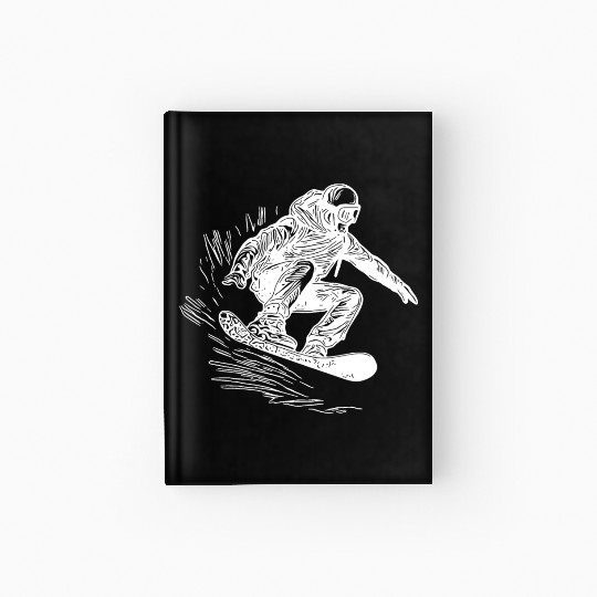 Snowboarding Jump Style Crass Snowboard Move Hardcover Journal