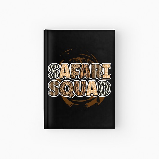 Safari Squad Africa Animals Zoo Lover Zookeeper Hardcover Journal