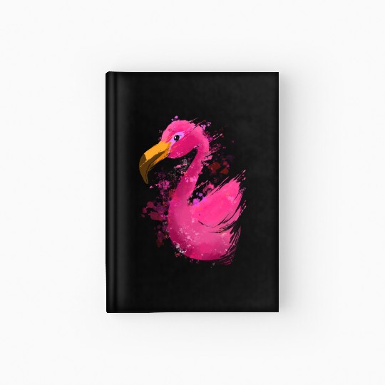 Colorful Flamingo Hardcover Journal