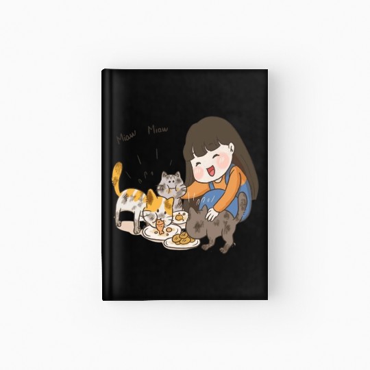Crazy Cat Lady is My Destiny Hardcover Journal