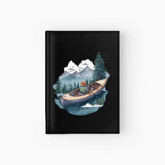 Travel kayak tour Hardcover Journal