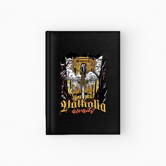 Valhalla awaits - Viking Hardcover Journal