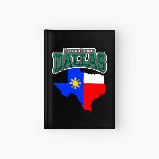 Dallas Filipino Sports, Texas Philippines Flag Hardcover Journal