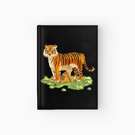 Mother And Son Tiger Hardcover Journal