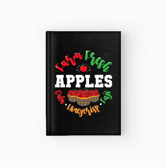 Apple Picking Farmer Fall For Toddlers Kids Women Hardcover Journal