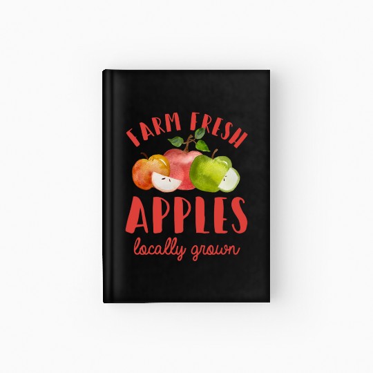 Apple Picking Farm Fresh Apples Farmer For Kids Hardcover Journal