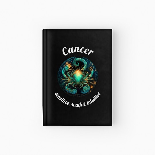 Cancer Zodiac Sign Cancer Astronomy Hardcover Journal