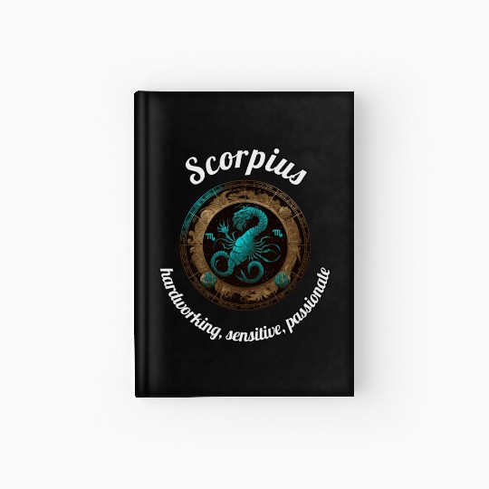 Scorpius Zodiac Sign Scorpio Astronomy Hardcover Journal