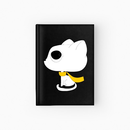 black white kittens 02 Hardcover Journal