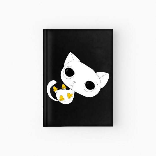 black white kittens 04 Hardcover Journal
