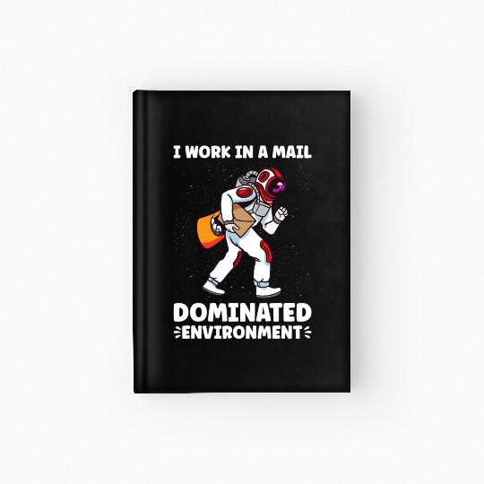 Postal Worker Mail Lady Mail Carrier Postal Hardcover Journal