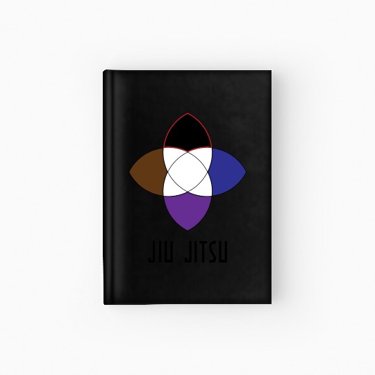 Jiu Jitsu Flower Hardcover Journal