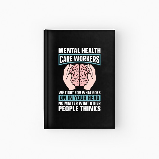 Psychology Psychologist Brain Hardcover Journal