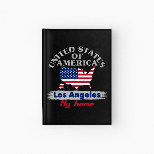 United States of America - Los Angeles my home Hardcover Journal