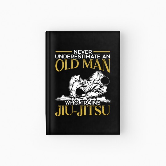 Jiu Jitsu BJJ Martial Arts MMA Combat Fighting Hardcover Journal