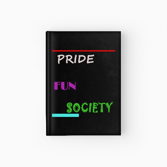 PRIDE FUN SOCIETY Hardcover Journal