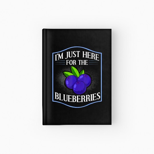 Blueberry Plant Blueberries Farmer Bush Tree Hardcover Journal