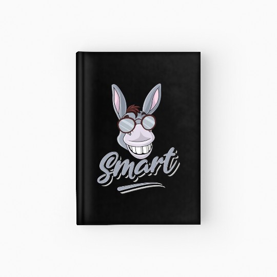 Smart Donkey Zookeeper Animal Lover Farmer Hardcover Journal