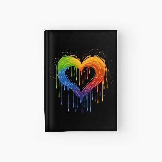 Love Without Limits: LGBTQ+ Rainbow Heart, Hardcover Journal