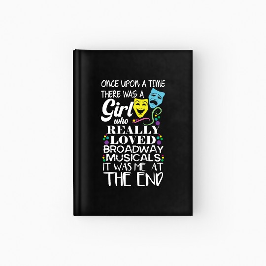 Novelty There Was A Girl Who Loved Broadway Hardcover Journal