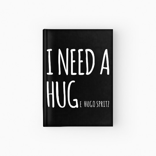 Hugo Spritz Sparkling Wine Cocktail Huge Hugo Hardcover Journal