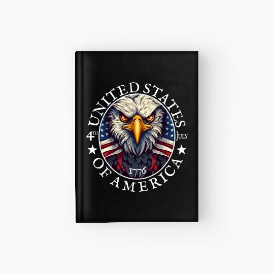Independence Day 4th of July Freedom Hardcover Journal