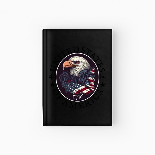 Independence Day 4th of July Freedom Hardcover Journal