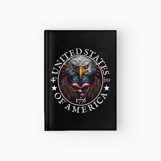 Independence Day 4th of July Freedom Hardcover Journal