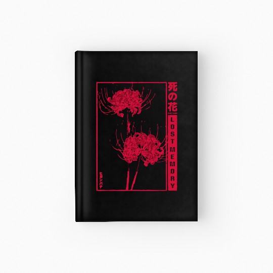 Lost Memory - red spider lily Hardcover Journal