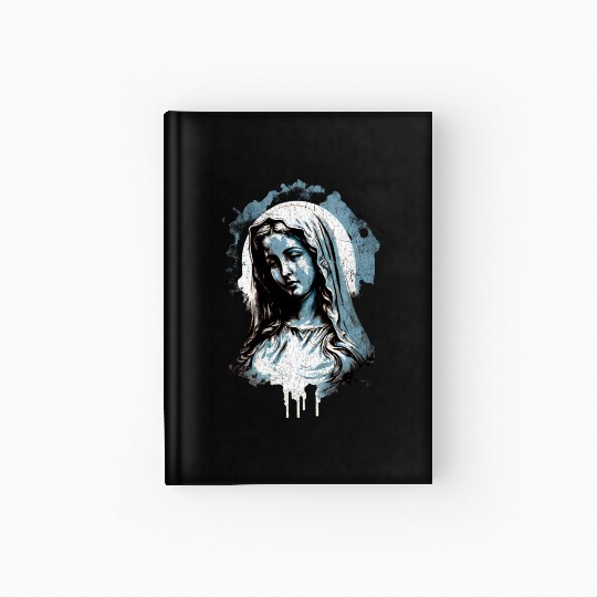 Vintage Virgin Mary - Distressed Design Hardcover Journal